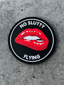 No Slutty Flying Military Aviation PVC Patch Patch military apparel sticker patch aviation funny custom usmc navy best military aviation apparel patches and motto gym workout garage flags t-shirt mens