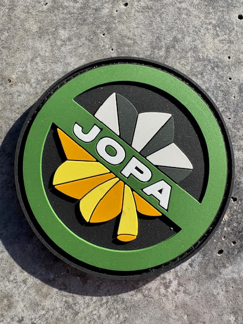JOPA Military Funny Shoulder Patch Green Patch military apparel sticker patch aviation funny custom usmc navy best military aviation apparel patches and motto gym workout garage flags t-shirt mens