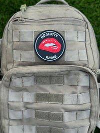 No Slutty Flying Military Aviation PVC Patch Patch military apparel sticker patch aviation funny custom usmc navy best military aviation apparel patches and motto gym workout garage flags t-shirt mens